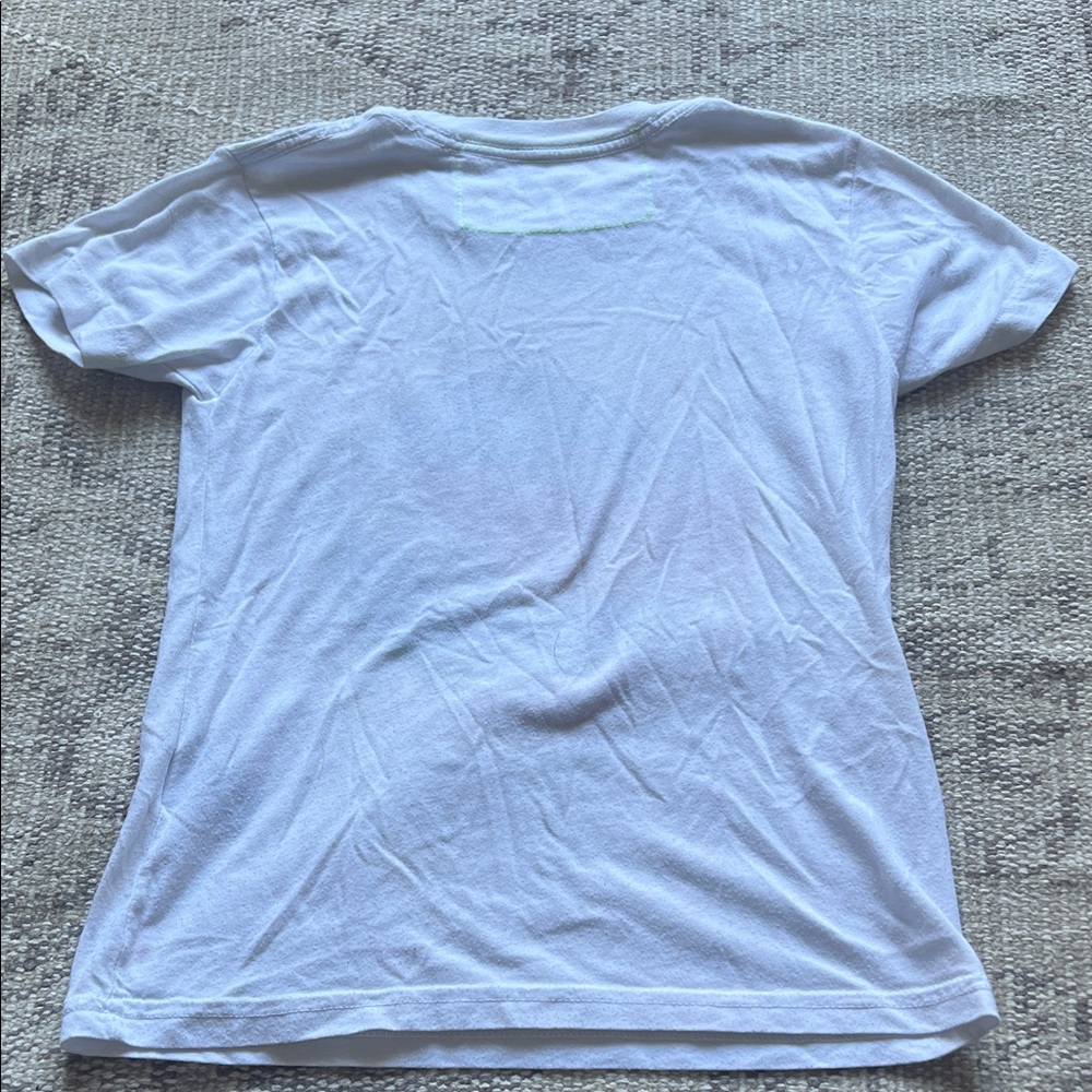 Aviator Nation White Tee with Colorful Logo - Picture 5 of 5